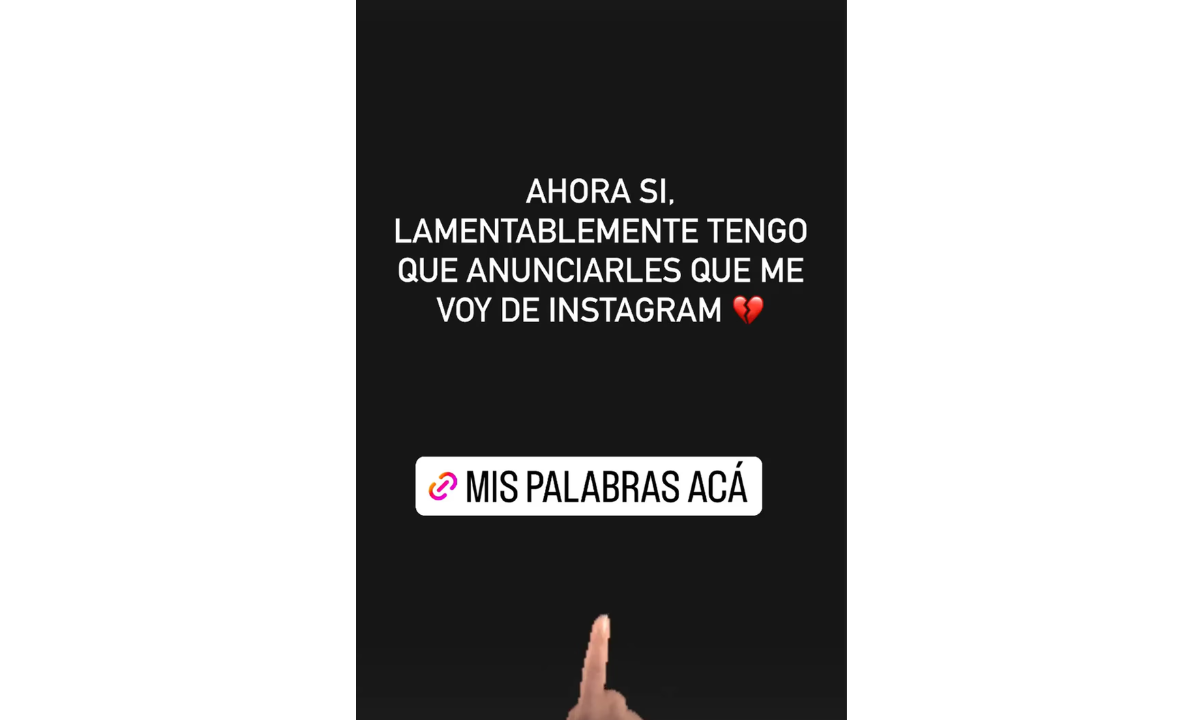 Cinthia Fernández anuncia su partida de Instagram: la sorpresiva decisión • Canal C