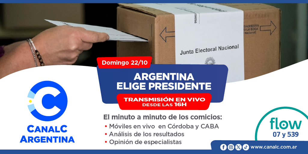 El país elige presidente: viví el gran operativo electoral por Canal C Argentina • Canal C