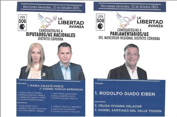 Elecciones 2023: éstas son las boletas para las generales en Córdoba • Canal C