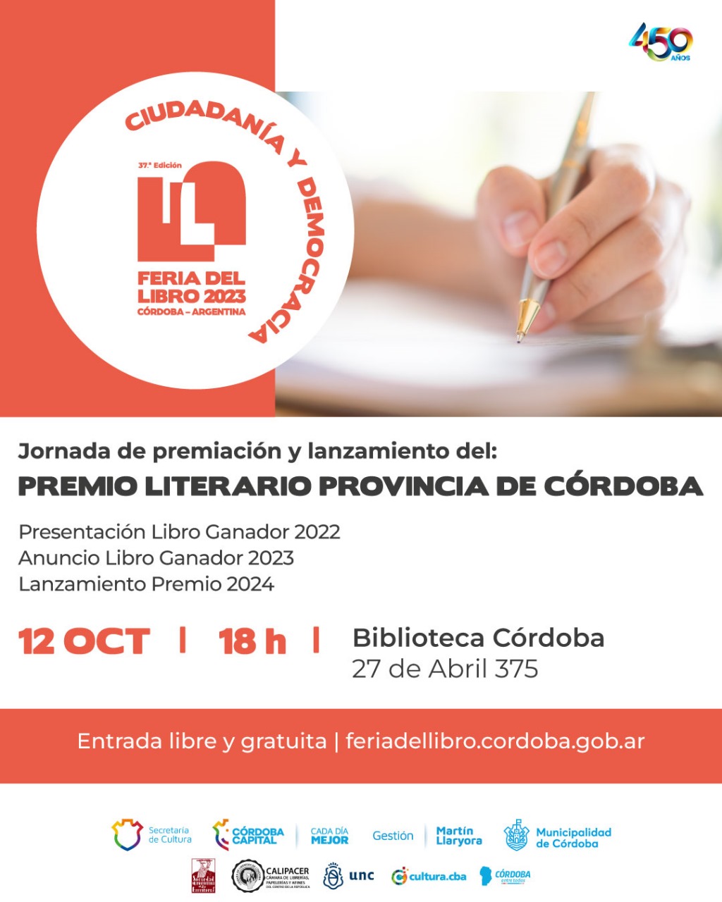 Feria del libro: Premiación y lanzamiento del Premio Literario Provincia de Córdoba • Canal C