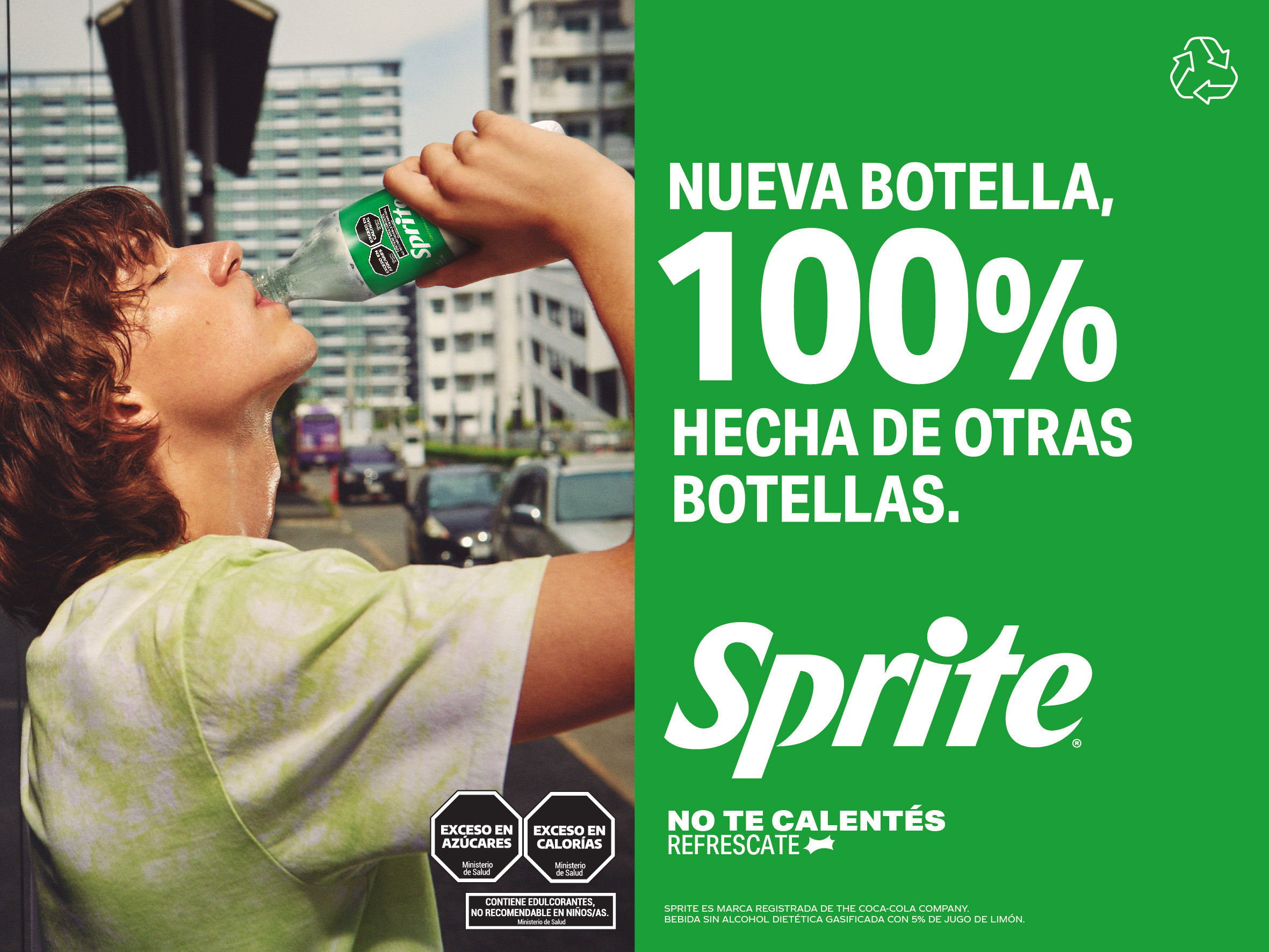 Sprite lanza su botella 100% reciclada • Canal C