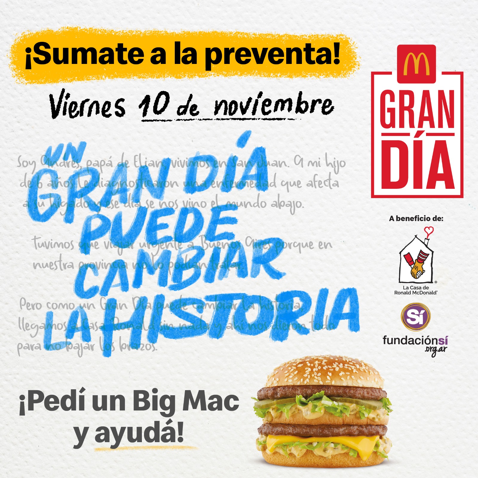 ¡Comprá y ayudá! Llega el "Gran Día" de McDonald's en Córdoba • Canal C