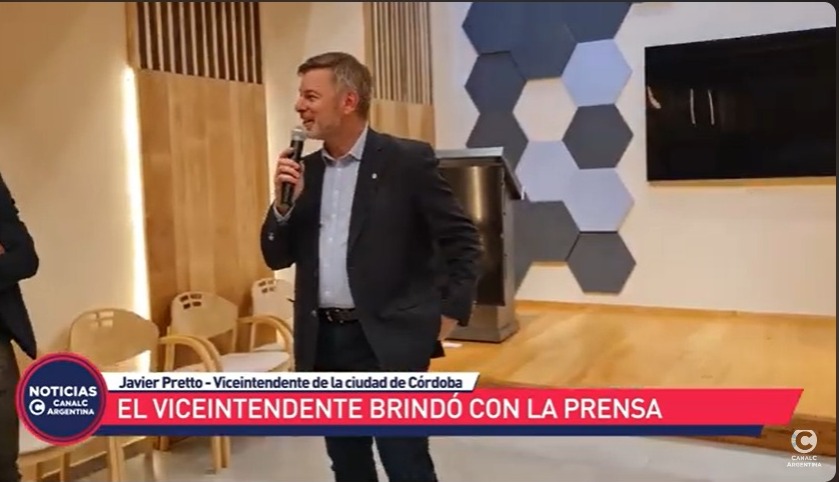 Javier Pretto brindó con la prensa y habló de los desafíos para el 2024 • Canal C