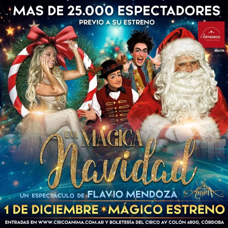 Flavio Mendoza presenta "Una Mágica Navidad" en La Docta • Canal C