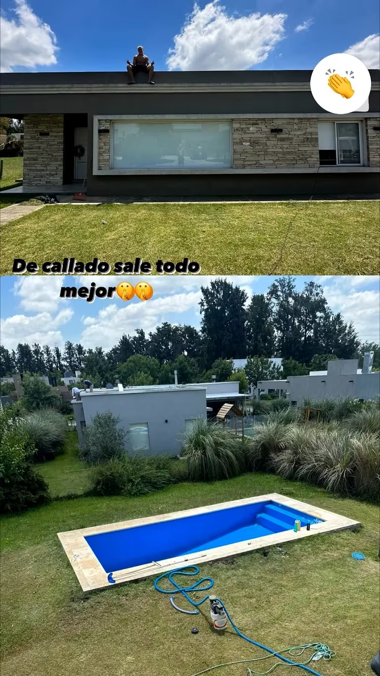 Daniela Celis y Thiago Medina compartieron fotos de la casa en la que vivirán con sus hijos • Canal C