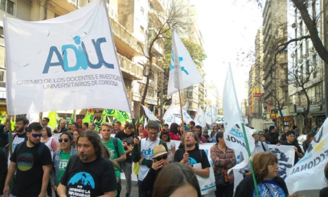 Docentes universitarios de Córdoba se unen al paro del 26 de febrero por mejoras salariales