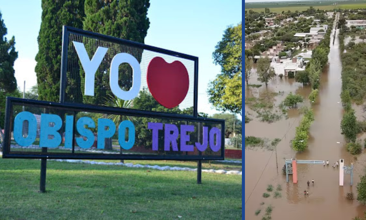 Estado de emergencia en Obispo Trejo por las inundaciones tras las fuertes tormentas