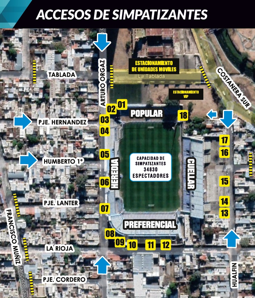 Comenzó el operativo de seguridad para el clásico Belgrano-Talleres en Córdoba • Canal C