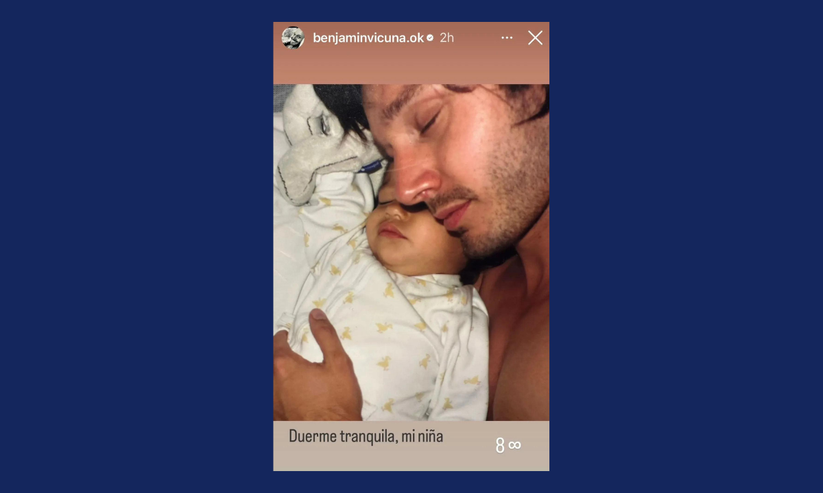 Benjamín Vicuña compartió una emotiva imagen en memoria de su hija, Blanca • Canal C