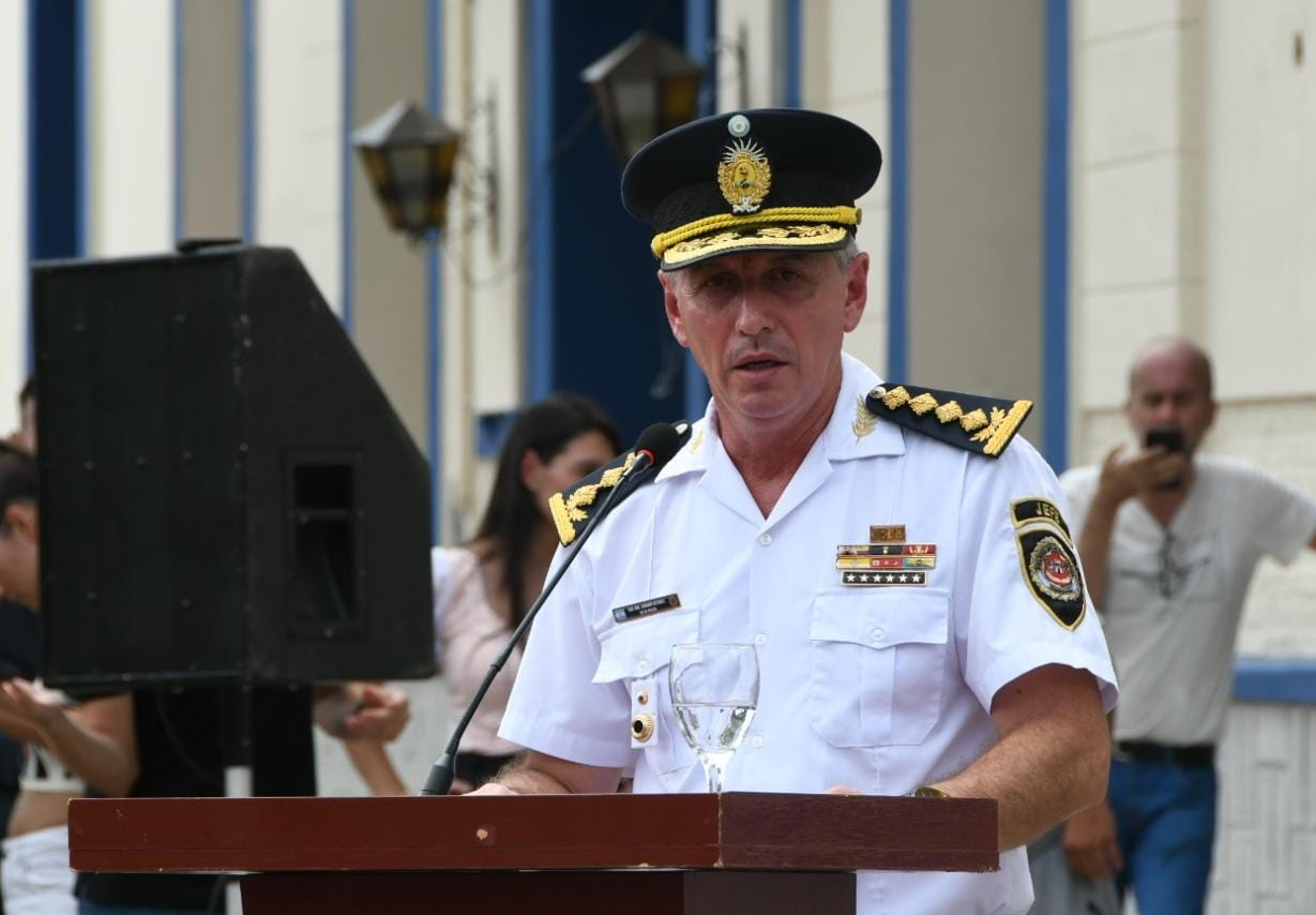 El ministro de Seguridad puso en funciones al nuevo Jefe de la Departamental San Justo • Canal C