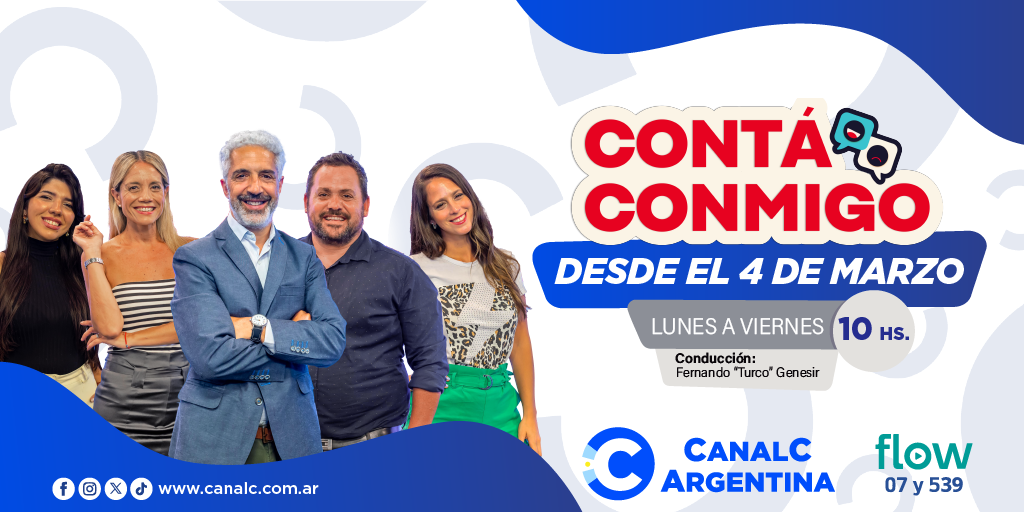 ¡Estreno exitoso! El Turco Genesir debutó en Canal C Argentina con "Contá Conmigo" • Canal C