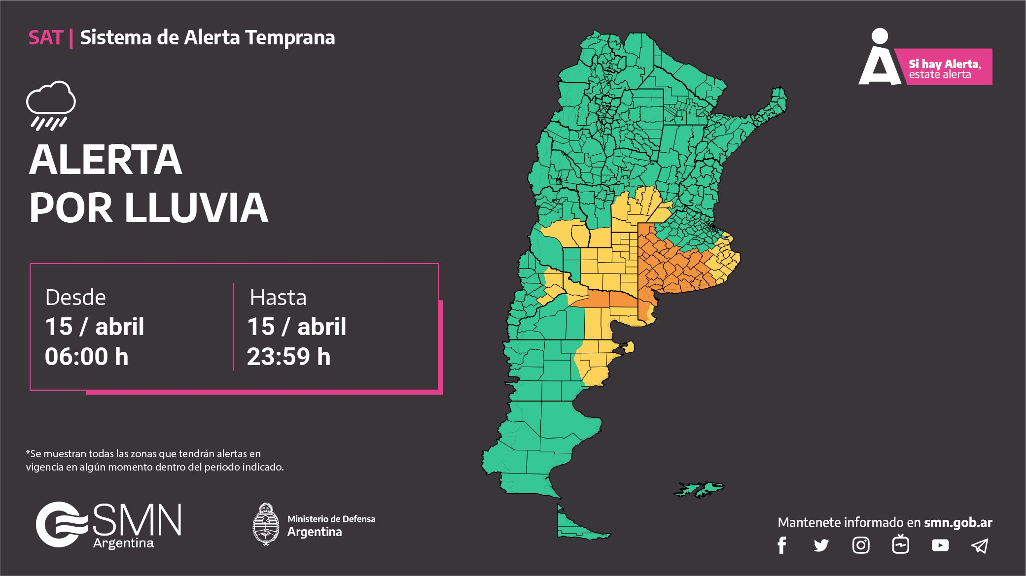 Bajas temperaturas y lluvia: cuándo vuelve a salir el sol en Córdoba • Canal C