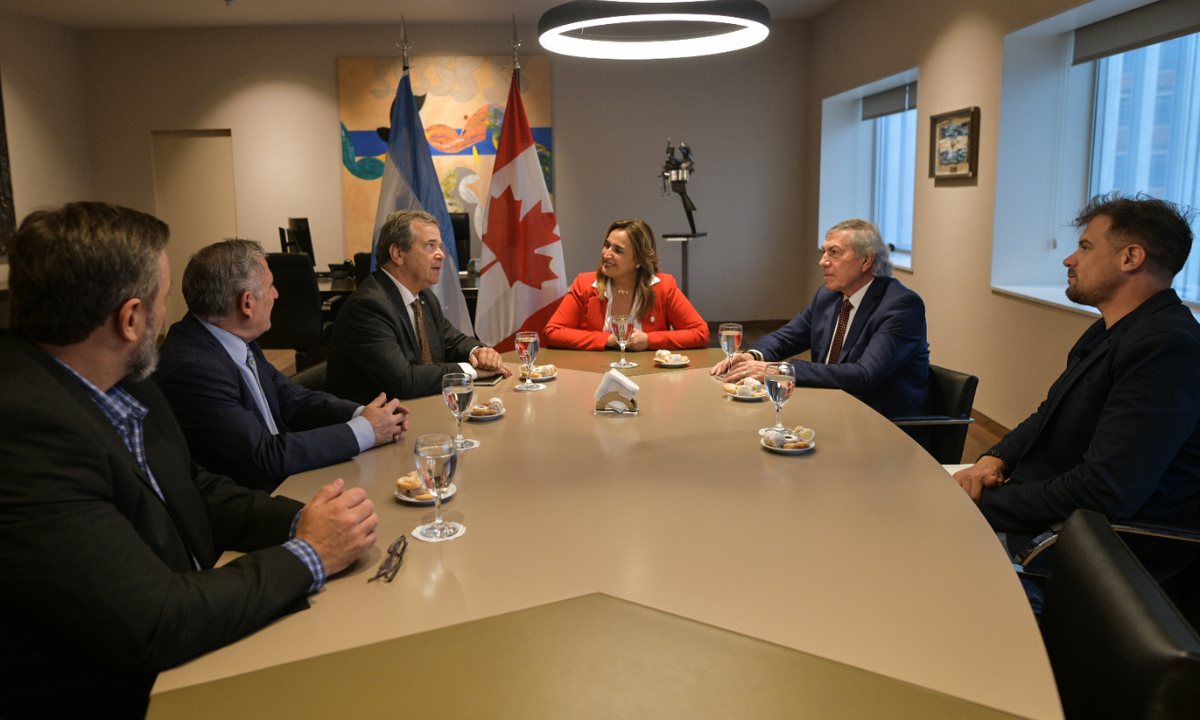 Prunotto recibió al embajador de Canadá para fortalecer lazos comerciales e institucionales
