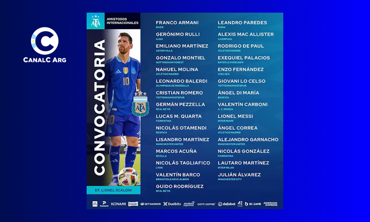 Sin Dybala: Scaloni reveló la lista para los amistosos previos a la Copa América 2024 • Canal C