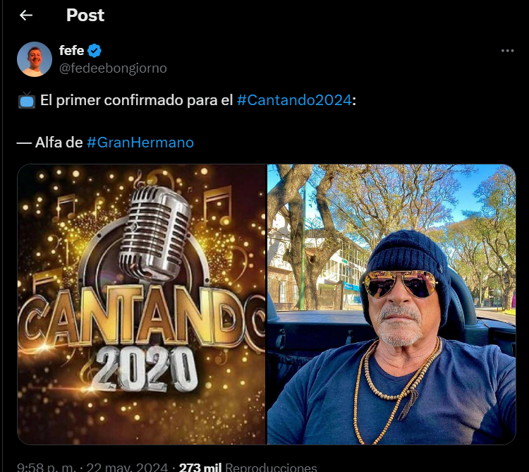 Inesperado: José María Listorti se bajó del Cantando 2024 • Canal C